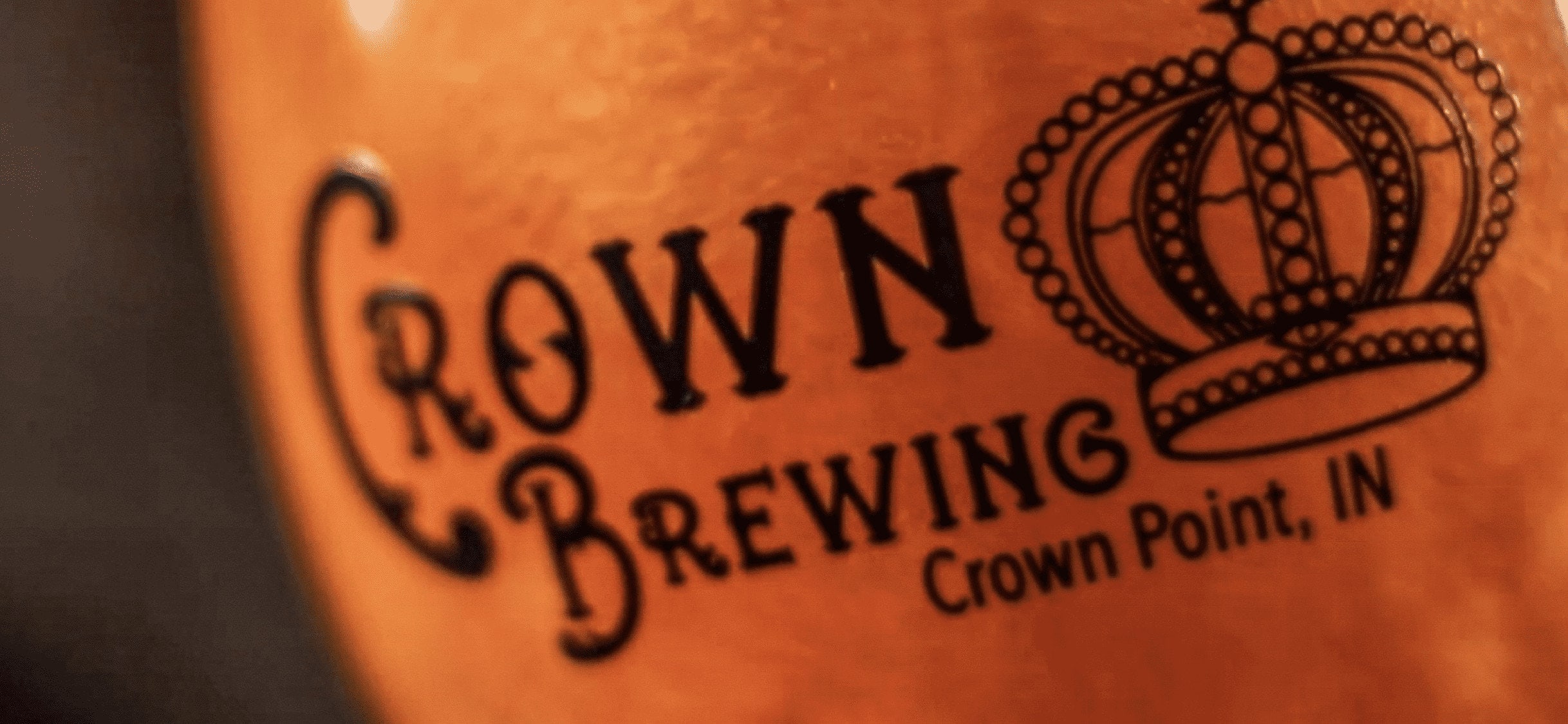 Picture of a craft beer at Crown Brewing